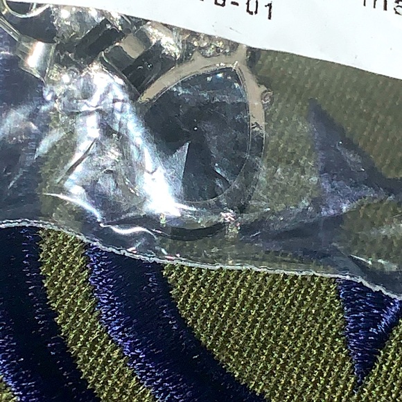 NWT/NIB OVER 12CTS Sapphire Statement Earrings - Picture 15 of 16